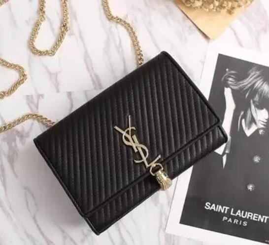 KATE medium bag in crocodile-embossed leather with tassels