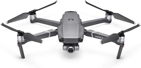 DJI Mavic 2 Zoom - Drone Quadcopter UAV with Smart Controller Optical Zoom Camera 3-Axis Gimbal 4K Video UAV 12MP 1/2.3" CMOS Sensor, Up to 48mph, Grey